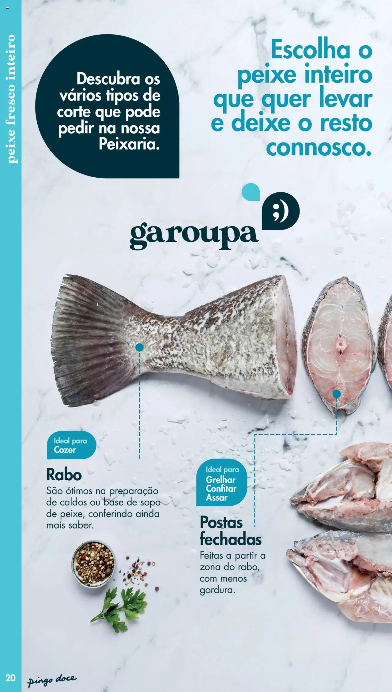 Pingo Doce - Catálogo Peixaria │ válido de 20.05.2025 | Página: 20 | Produtos: Base, Sopa, Peixe