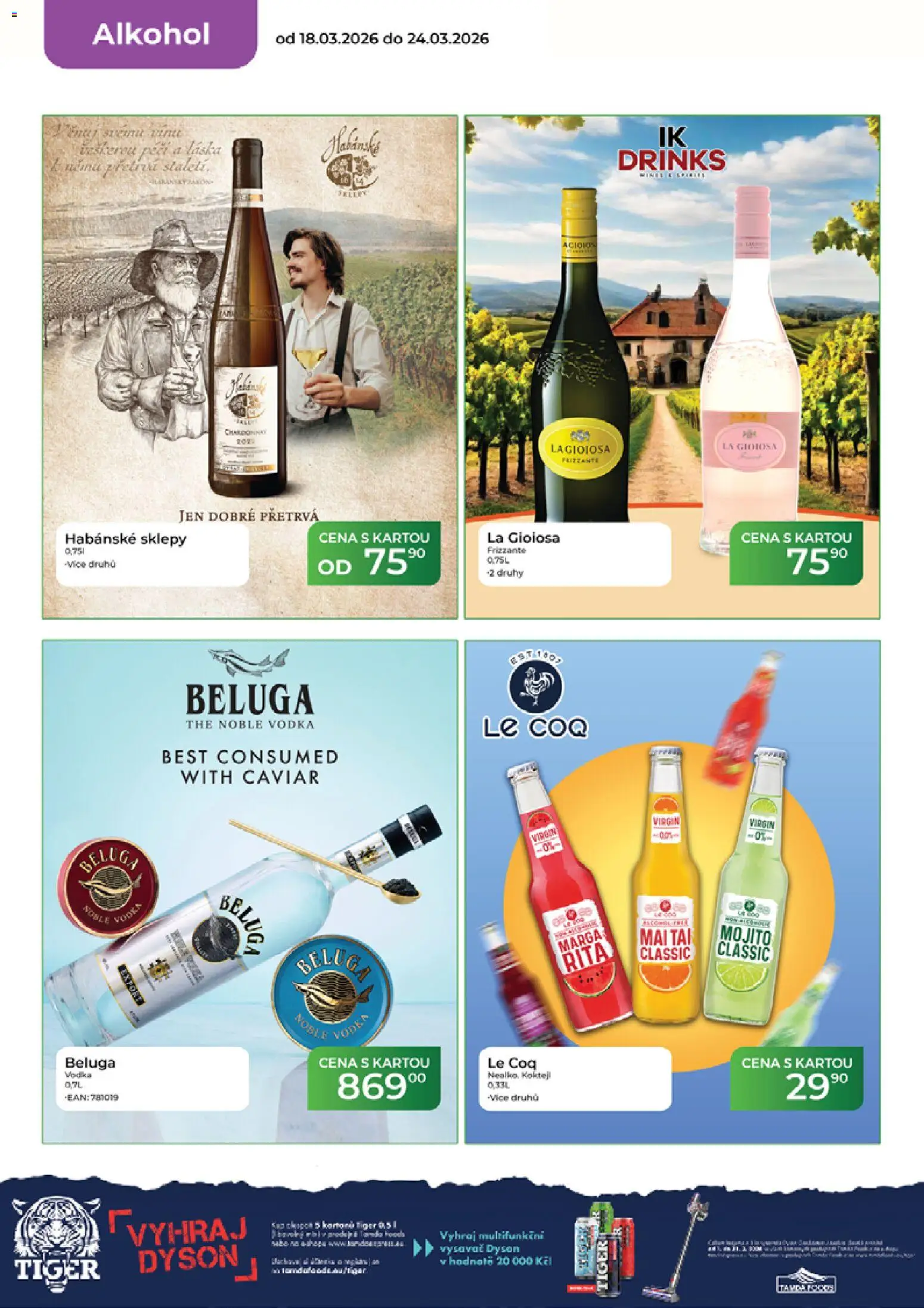 Tamda Foods leták od 18.03.2026 | Strana: 18 | Produkty: Tiger, Frizzante, Vodka, Mojito
