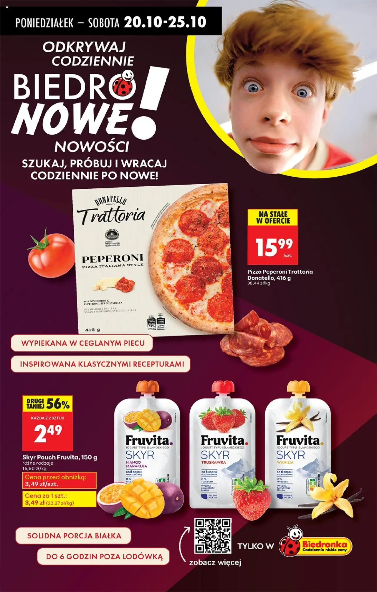 Biedronka gazetka od 20.10.2025 | Strona: 34 | Produkty: Lodówka, Ser, Pizza, Sos