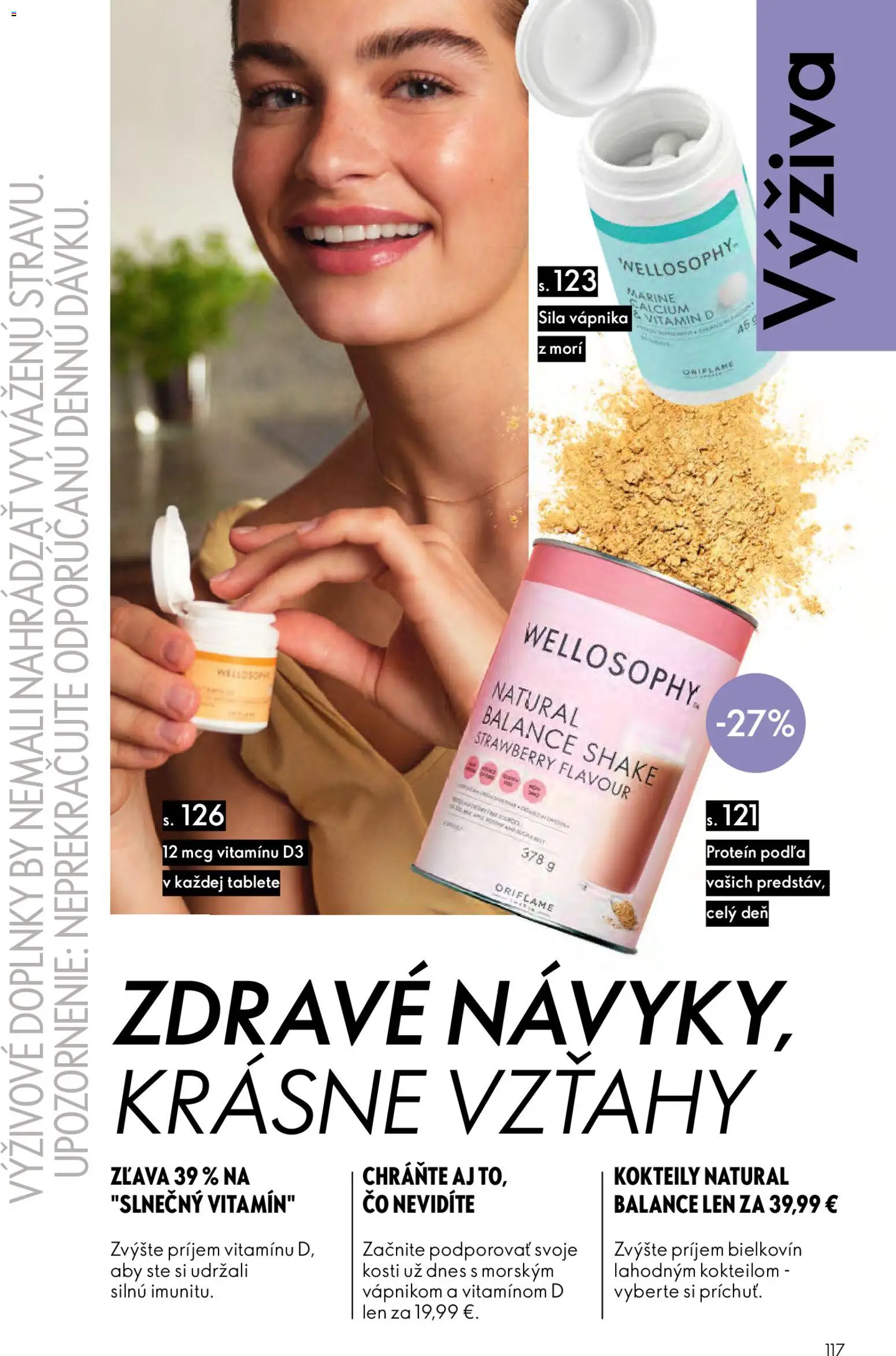 Nové Oriflame akcie – leták je platný od 06.05.2026 | Strana: 117 | Produkty: Protein