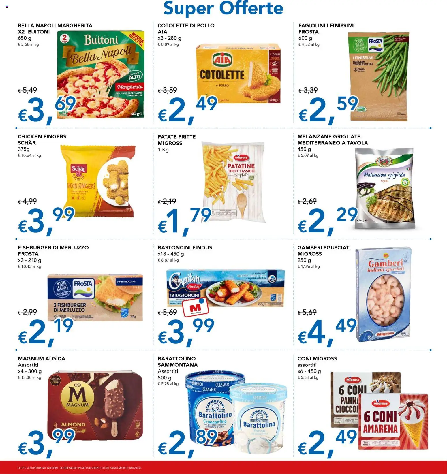 Volantino Migross del 23.04.2026 | Pagina: 11 | Prodotti: Patate, Mozzarella, Amarena, Fagiolini