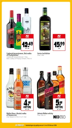 Jumbo - Folder week 6  - Voorbeeld van een folder van Jumbo, geldig van 04.02.2026 | Pagina: 20 | Producten: Fles, Whisky, Festék