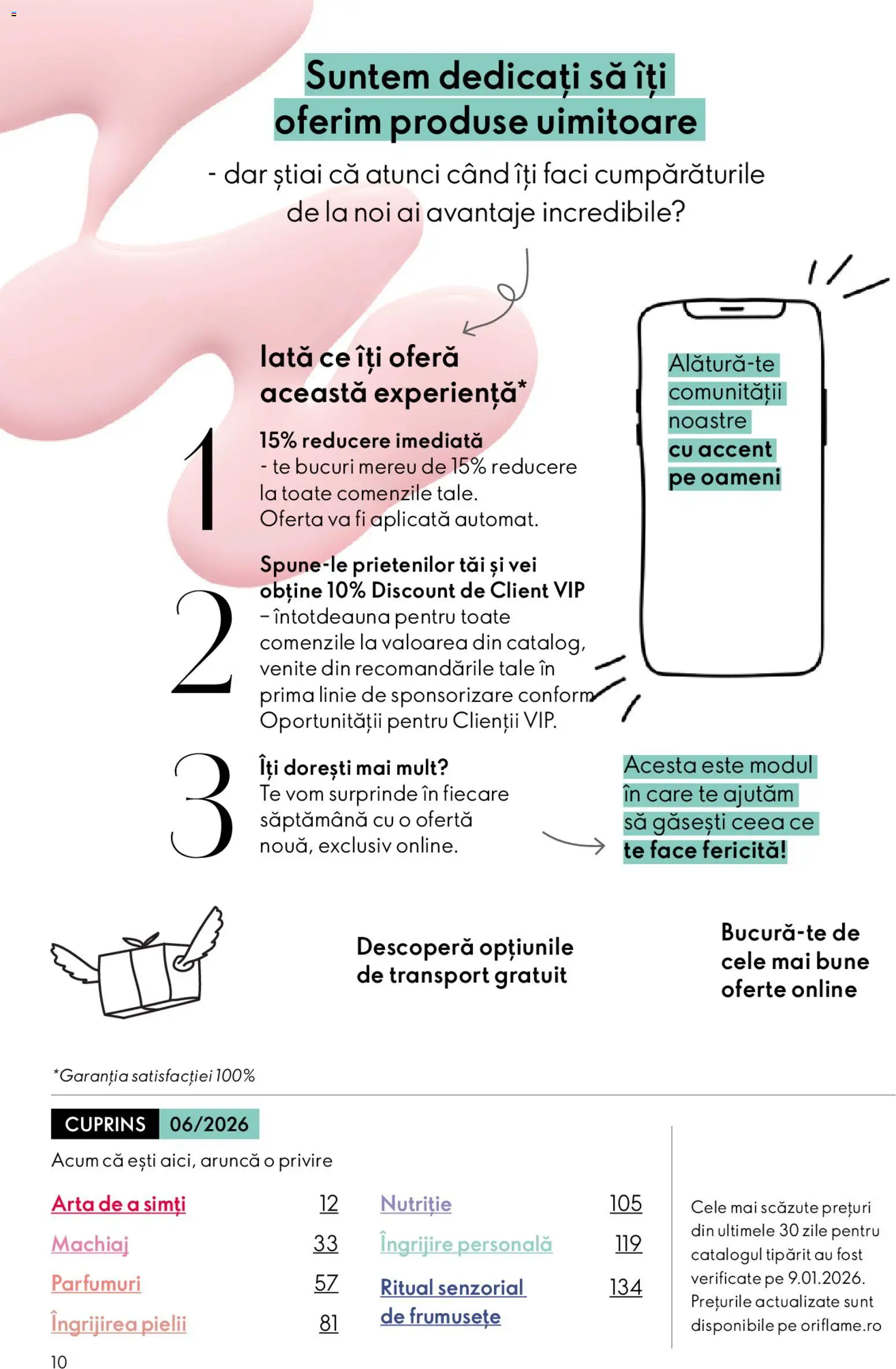 Noul catalog Oriflame – valabil de la 15.04.2026 | Pagină: 10 | Produse: Machiaj