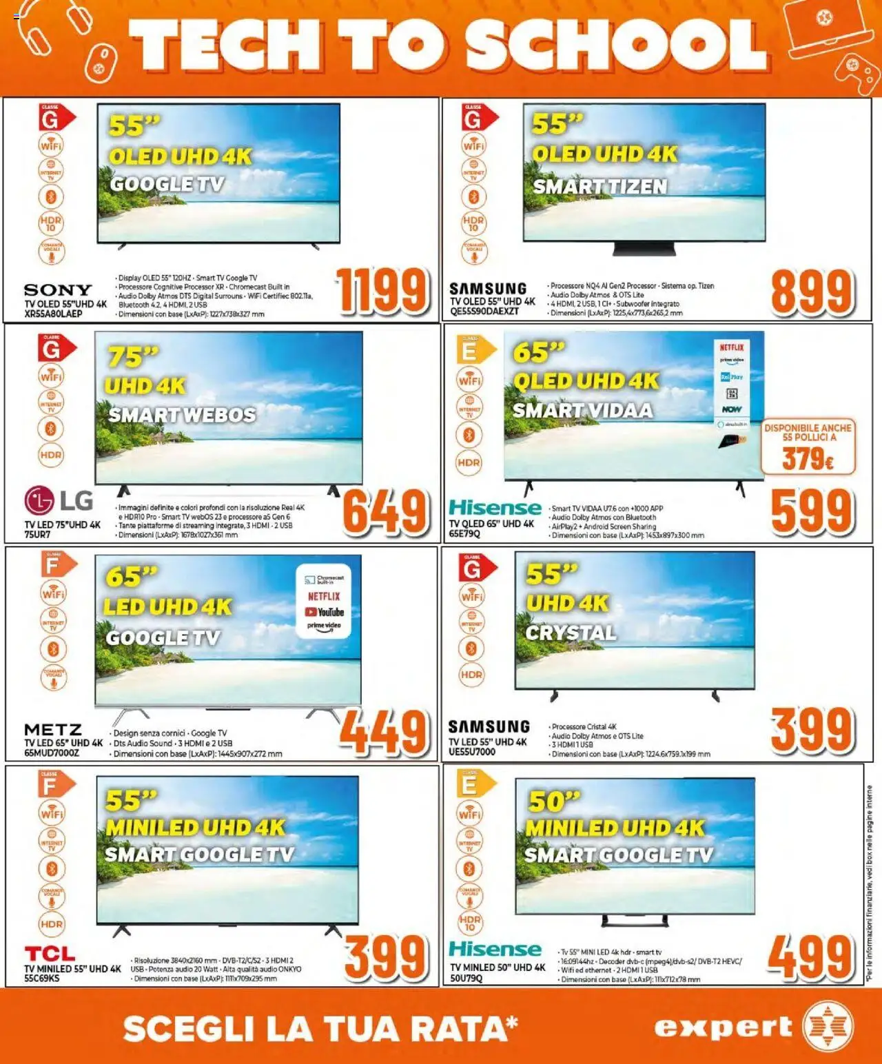 Volantino Expert del 06.09.2025 | Pagina: 18 | Prodotti: TV, Audio, USB, Samsung