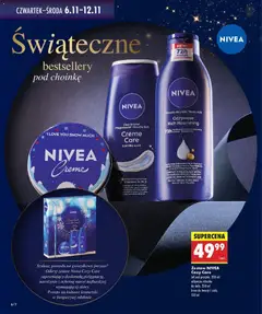 Pogląd oferty "Biedronka gazetka - Twoje piękne strony" - ważna od 06.11.2025 | Strona: 6 | Produkty: Body, Mleczko do ciała, Krem, Krem do twarzy