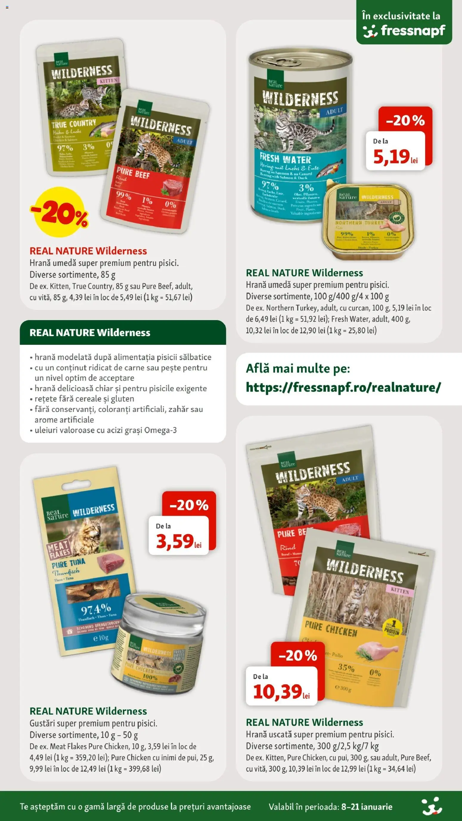 Noul catalog Fressnapf – valabil de la 08.01.2026 | Pagină: 14 | Produse: Pește, Cereale, Zahăr