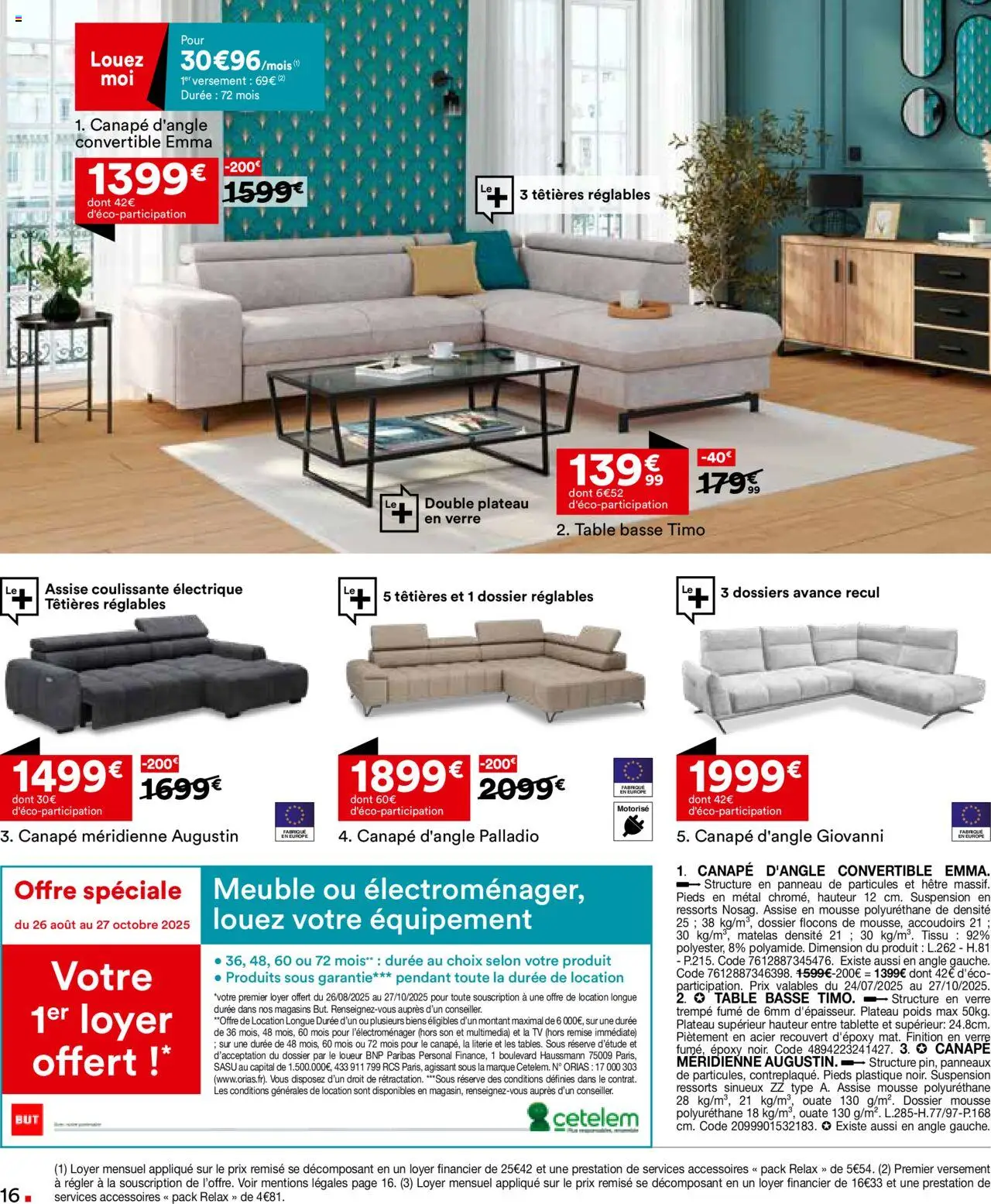 | Page: 16 | Produits: Poids, Suspension, Table basse, Table