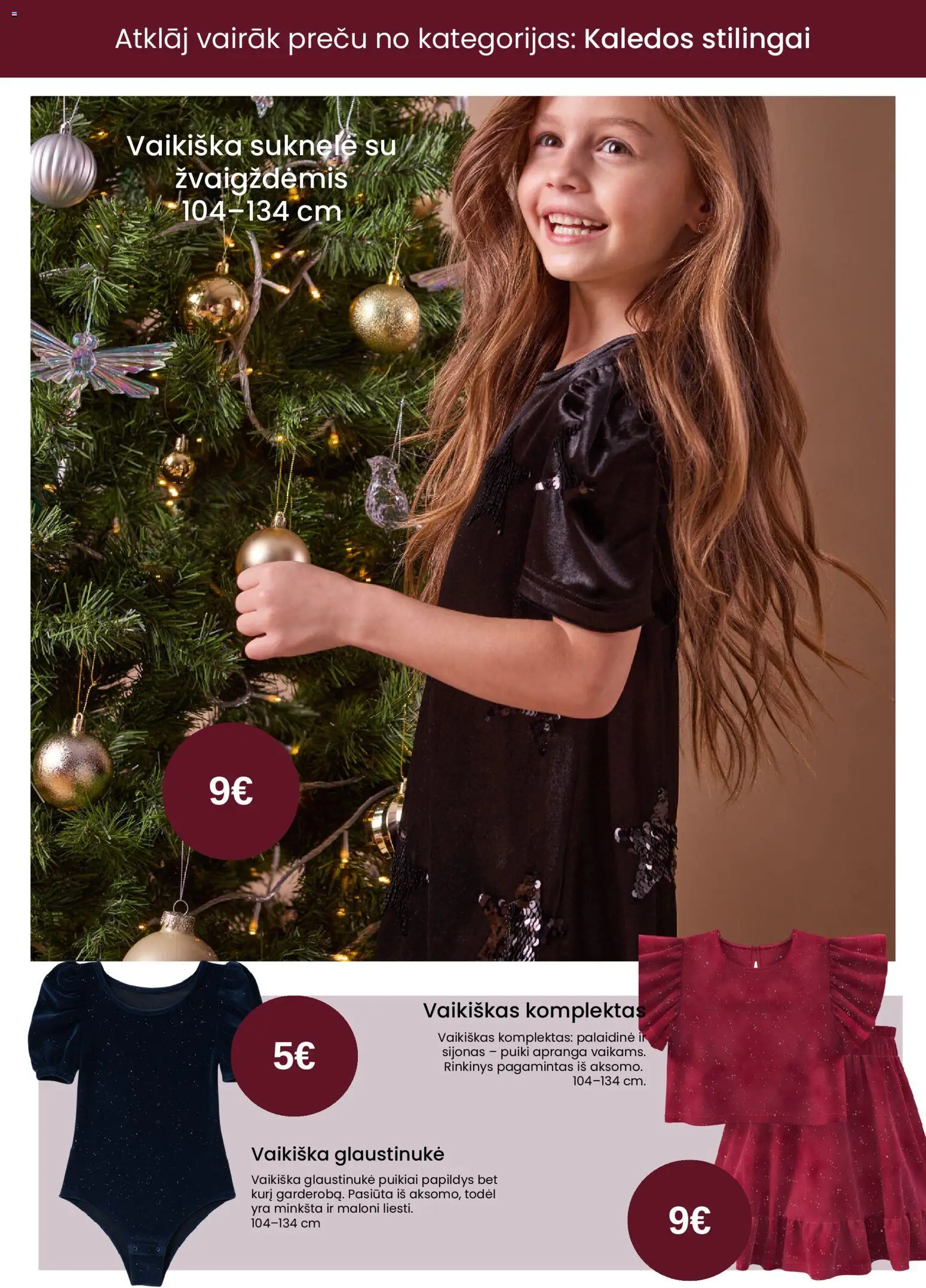 Pepco akcijos nuo 18.12.2025 | Puslapis: 10 | Prekių: Suknelė, Sijonas, Palaidinė