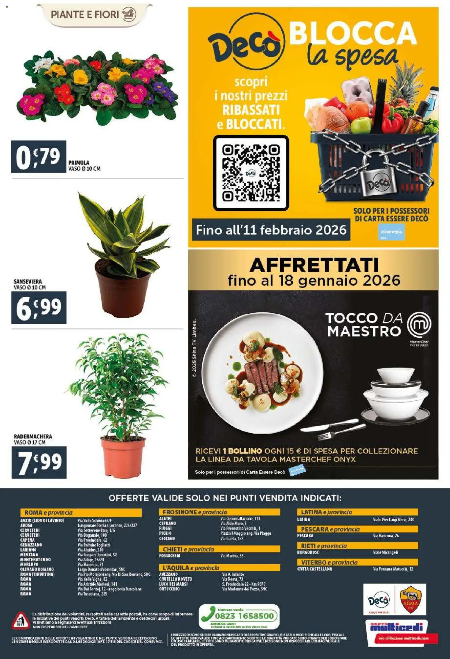 Volantino Decò del 09.01.2026 | Pagina: 20 | Prodotti: TV, Vaso