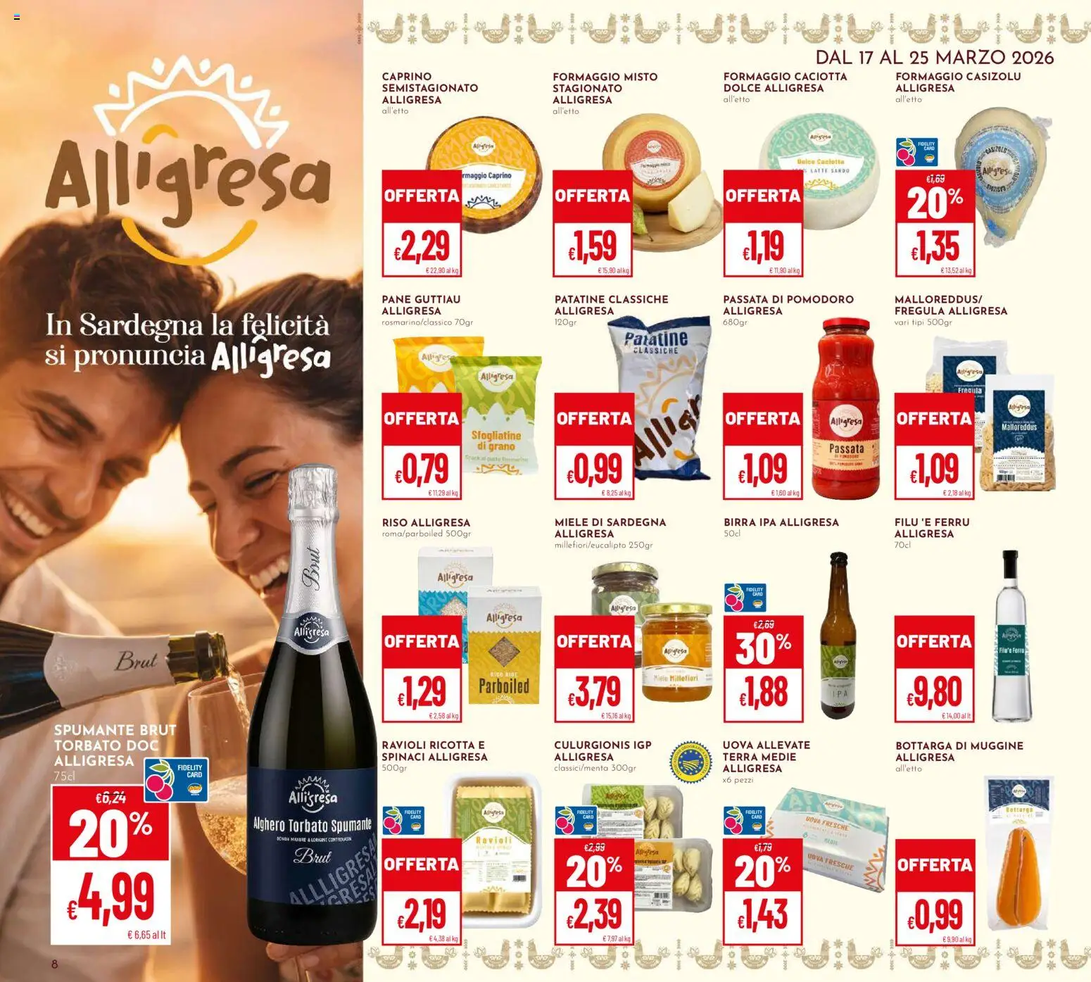 Volantino Pan del 17.03.2026 | Pagina: 8 | Prodotti: Birra, Patatine, Ricotta, Terra