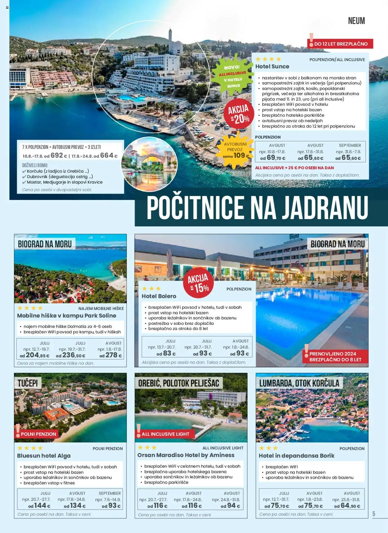 Sonček katalog pogresamo vas julij │ velja od 10.07.2025 | Stran: 5 | Izdelki: Bazen