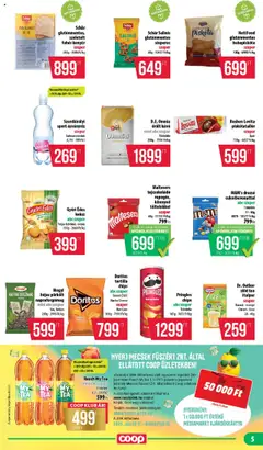 COOP akciós ujság - amely érvényes a következő dátumtól: 17.07.2025 | Oldal: 5 | Termékek: Lime, Piskóta, Őrölt kávé, Gluténmentes