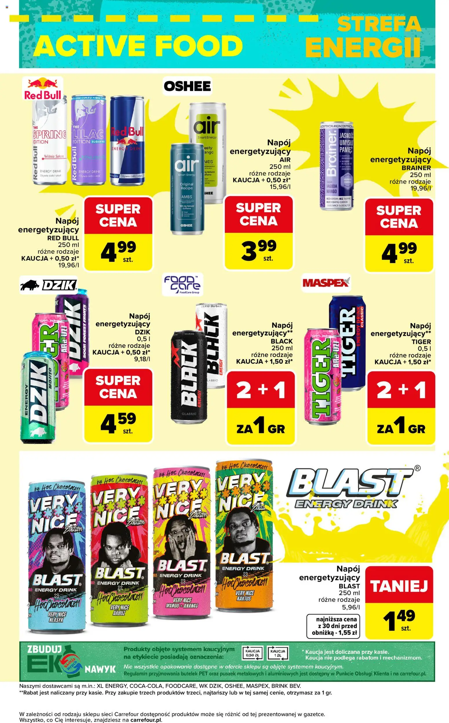 Carrefour gazetka - Active food to dobry ruch od 07.04.2026 | Strona: 7 | Produkty: Mango, Red bull, Ananas