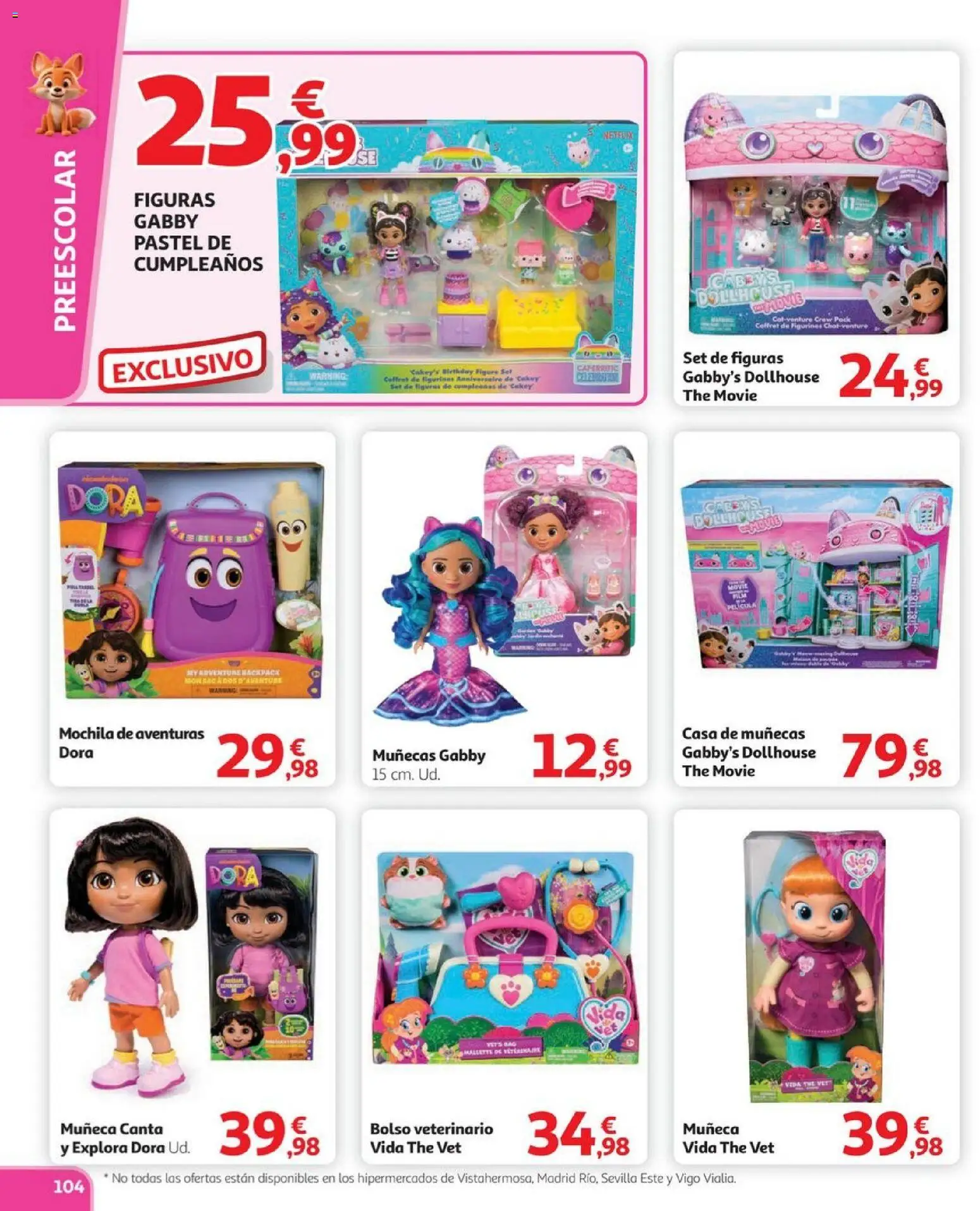 Alcampo - Juguetes HG Cat │ válido desde el 03.11.2025 | Página: 104 | Productos: Bolso, Mochila, Muñeca, Casa de muñecas