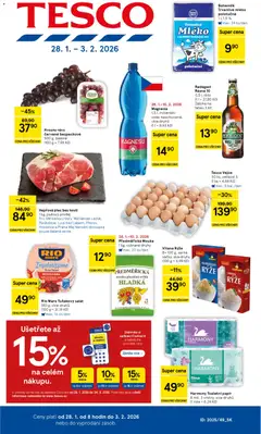 Náhled letáku Tesco leták - Hypermarket od 28.01.2026