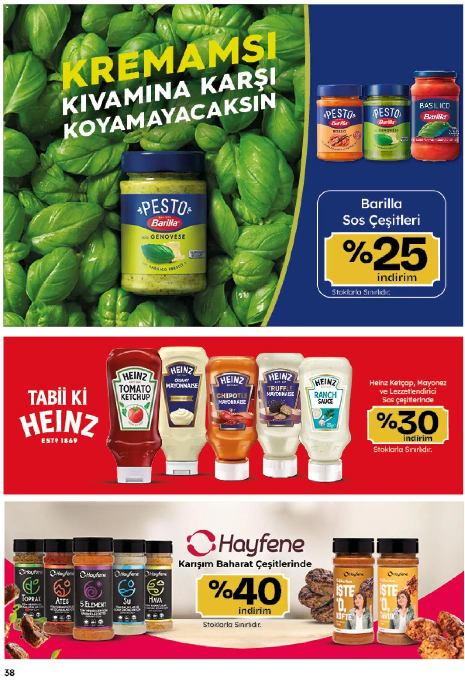 Migros Katalog - Migroskop - 26.03.2026 tarihinden itibaren geçerlidir | Sayfa: 38 | Ürünler: Baharat, Mayonez, Sos