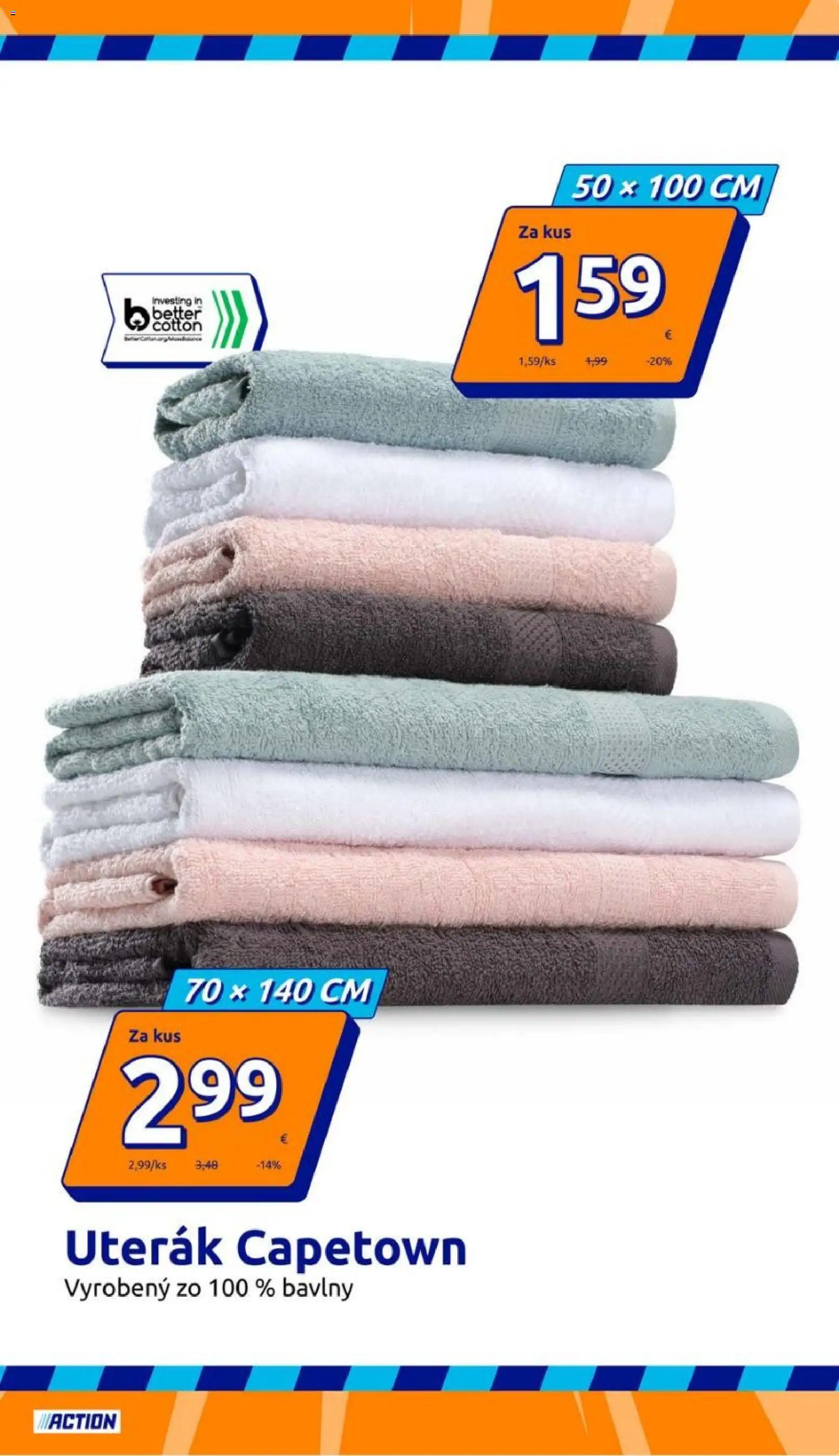 Nové Action akcie – leták je platný od 21.01.2026 | Strana: 9 | Produkty: Uterák