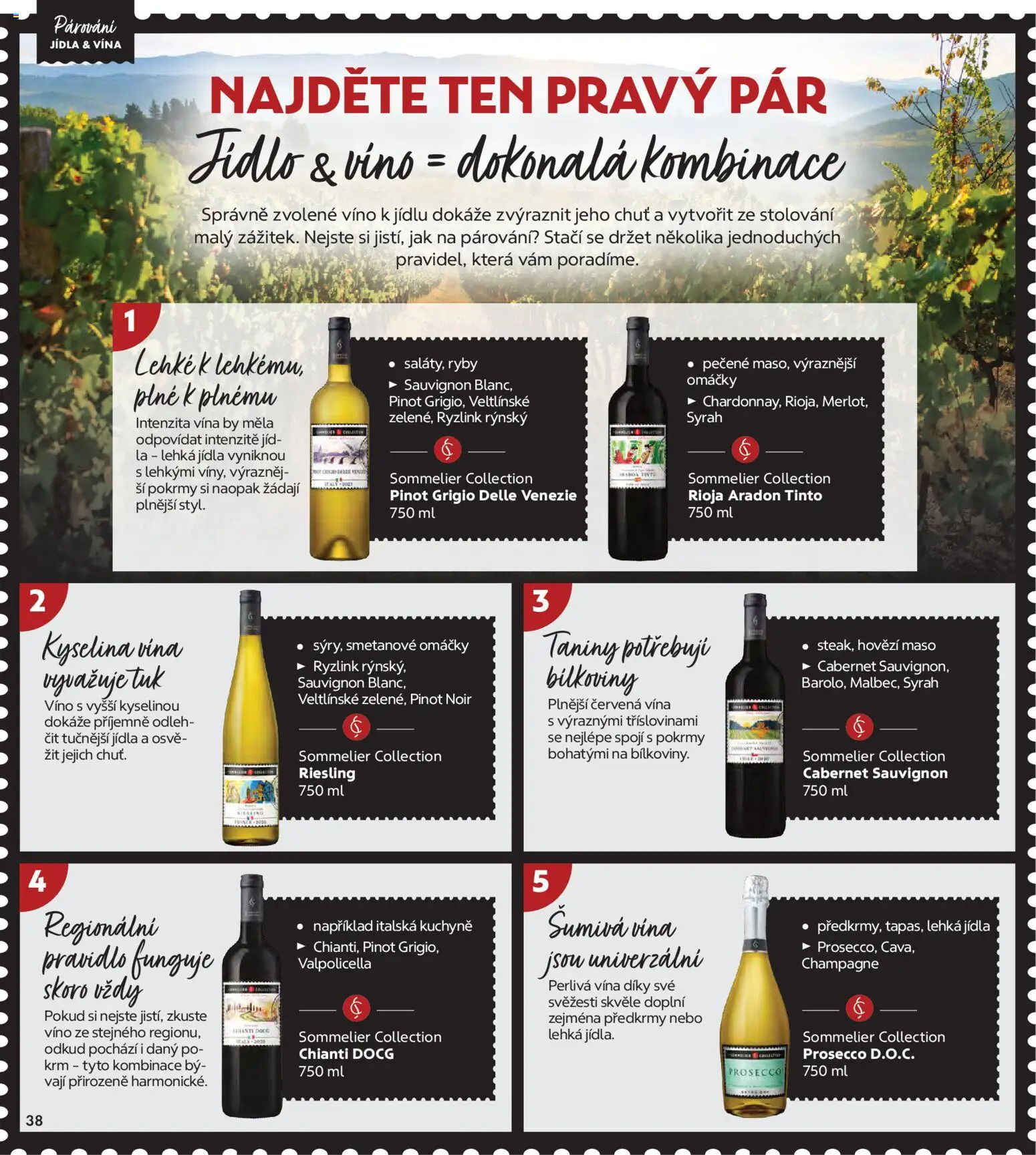 Albert magazín od 01.04.2026 | Strana: 38 | Produkty: Hovězí, Víno, Riesling, Maso