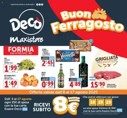 Anteprima del volantino Decò MaxiStore - Formia catalogo valido a partire dal 08.08.2025