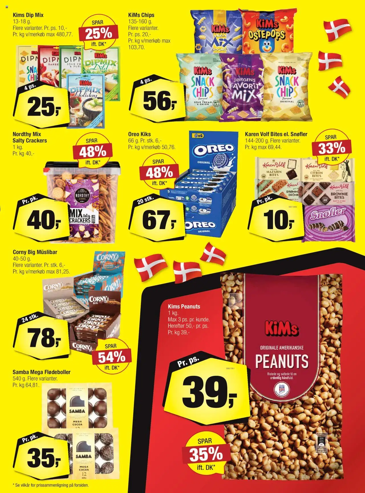 Calle Tilbudsavis gyldig fra 20.08.2025 | Side: 8 | Produkter: Chips, Peanuts, Flødeboller, Oreo