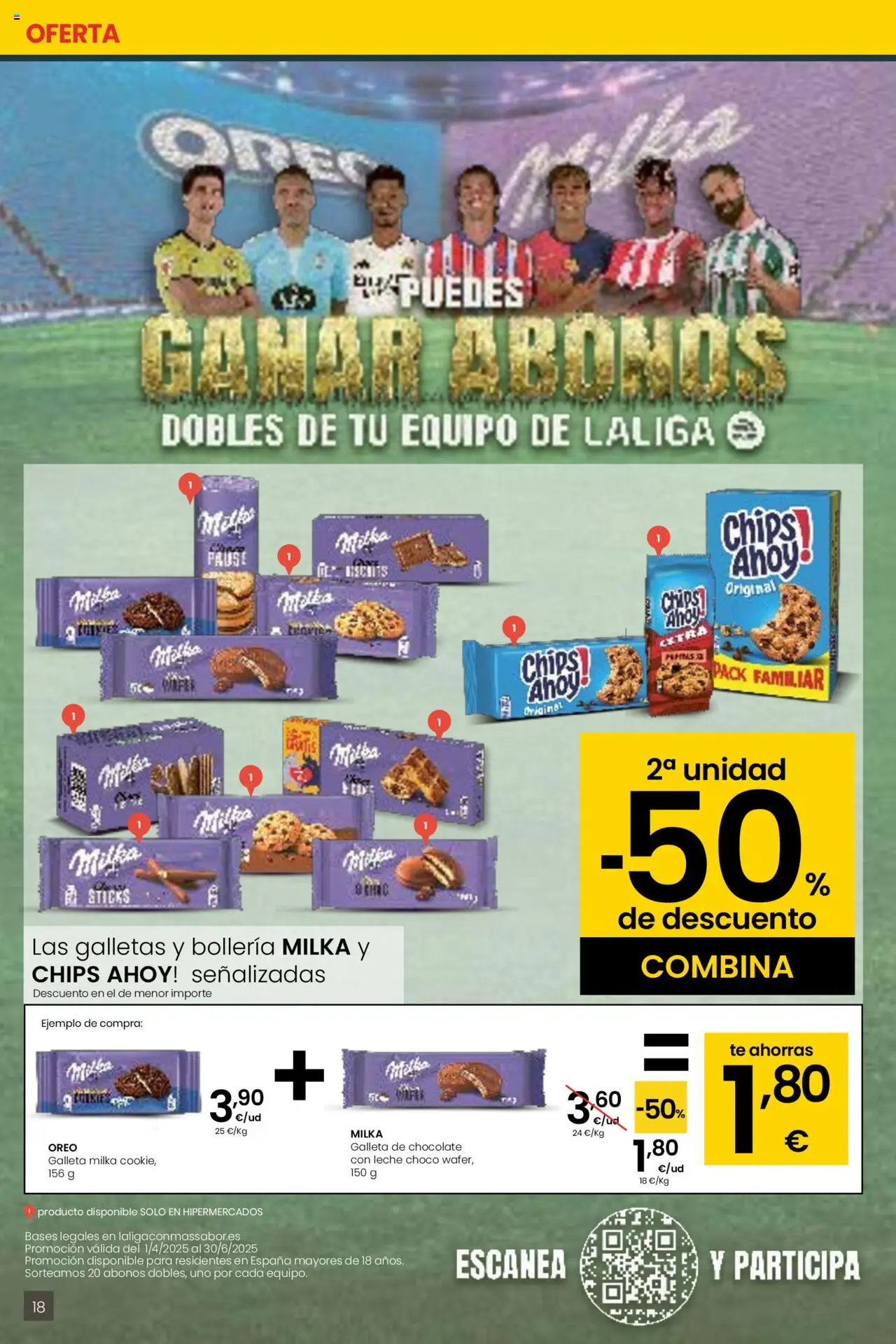 Eroski folleto │ válido desde el 29.05.2025 | Página: 18 | Productos: Leche, Chocolate, Té, Galletas