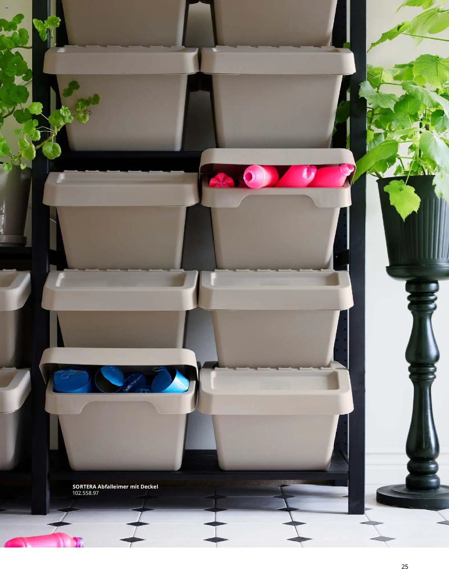 Ikea Hauswirtschaftsraum – gültig ab 01.04.2025 | Seite: 25 | Produkte: Abfalleimer