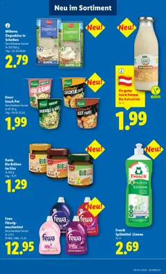 Lidl Flugblatt ab 13.02.2026 gültig | Seite: 46 | Produkte: Pasta, Sahne, Käse, Waschmittel