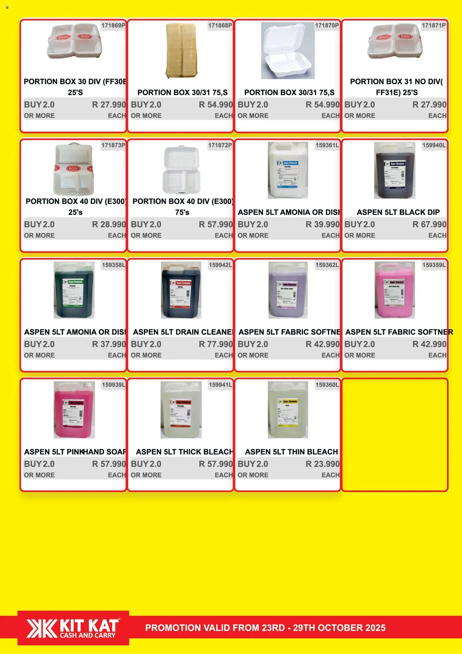New KIT KAT Cash & Carry catalogue – valid from 23.10.2025 | Page: 38 | Products: Box, Softner, Bleach, Soap