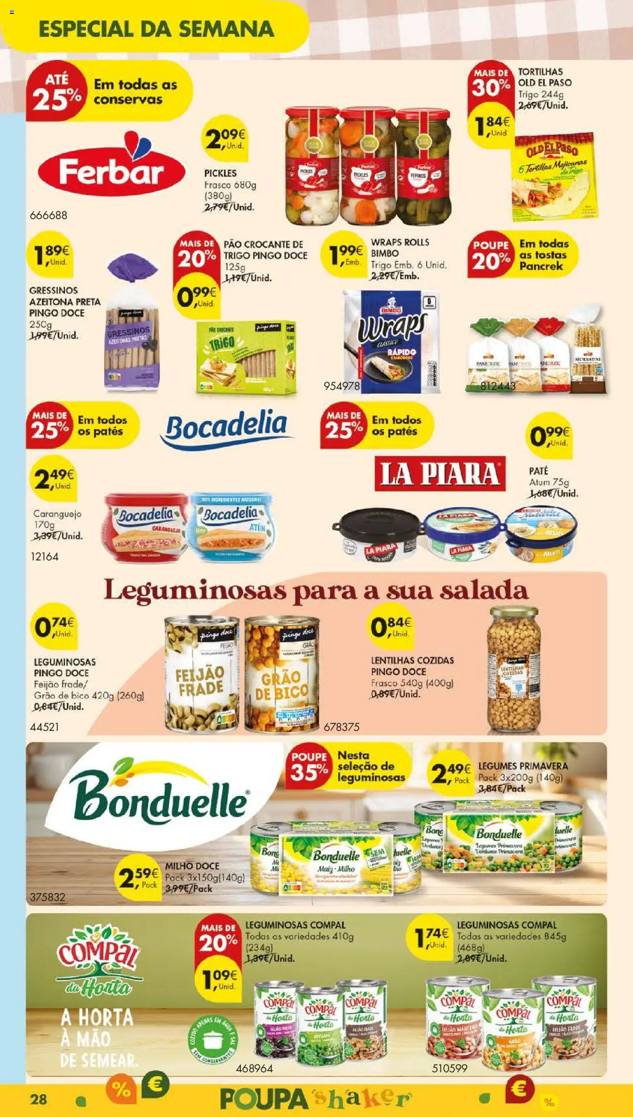 Pingo Doce folheto │ válido de 12.08.2025 | Página: 32 | Produtos: Atum, Sal, Pão, Milho