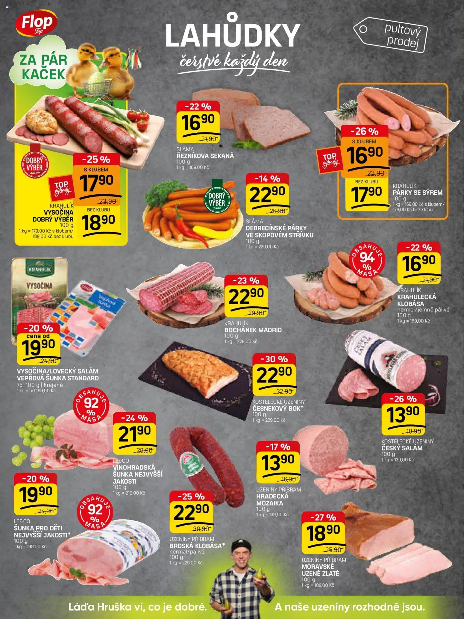 Flop leták - FlopTop od 25.02.2026 | Strana: 2 | Produkty: Salám, Uzeniny, Vysočina, Moravské uzené