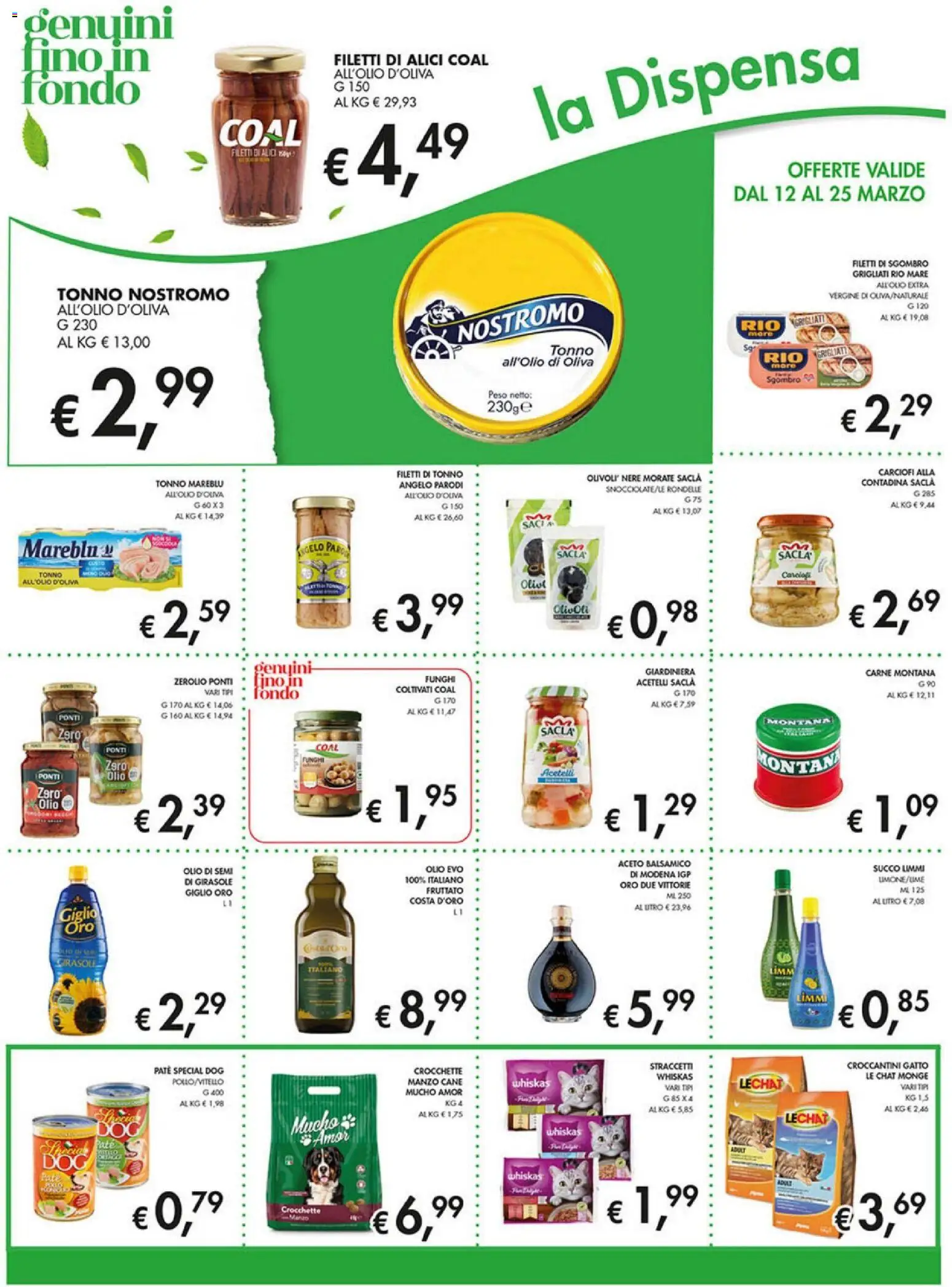 Volantino Coal del 12.03.2026 | Pagina: 12 | Prodotti: Paté, Olive, Carciofi, Alici