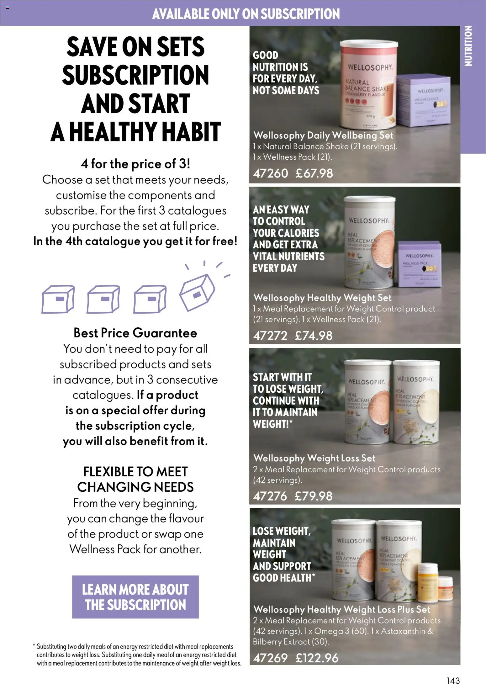 {H1} | Page: 143 | Products: Weight, Strawberry, Vanilla