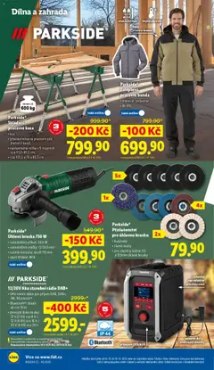 Náhled letáku Parkside® Zateplená pracovní bunda, materiál: polyester, M-XXL, také v černo-hnědé od 16.10.2025 | Strana: 46
