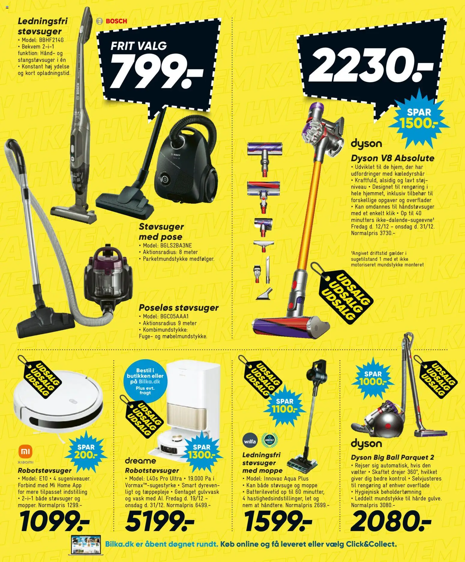 Bilka tilbudsavis – gyldig fra 25.12.2025 | Side: 13 | Produkter: Robotstøvsuger, Støvsuger