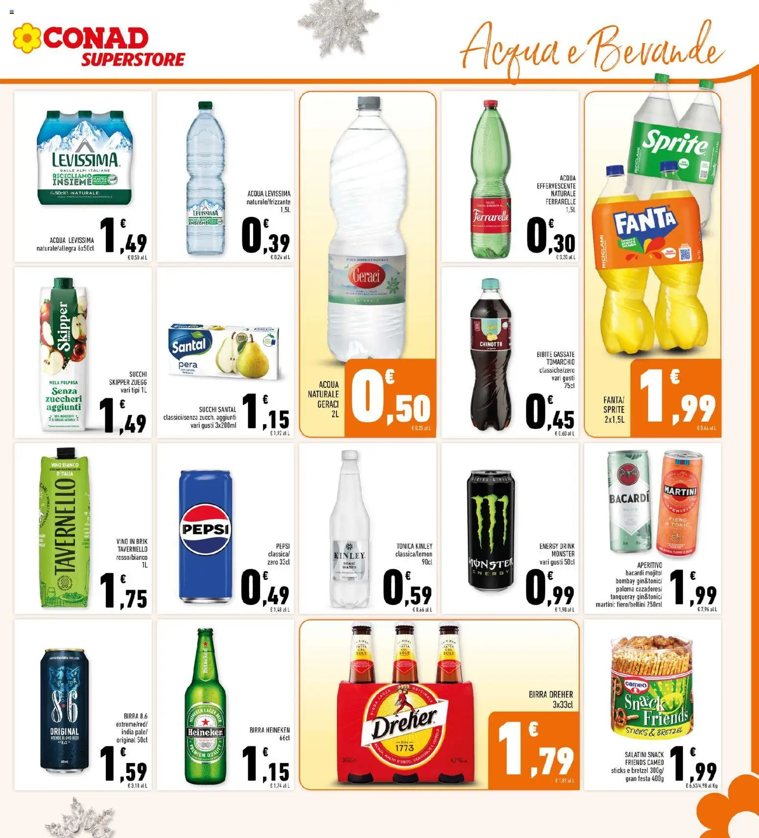 Volantino Conad del 10.12.2025 | Pagina: 17 | Prodotti: Vino, Pera, Acqua naturale, Pepsi
