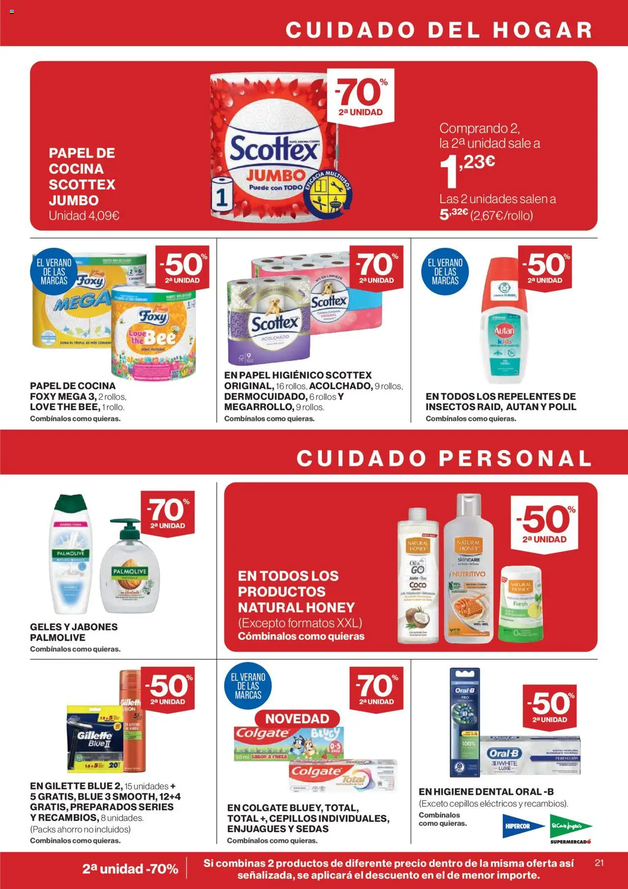 Hipercor catálogo │ válido desde el 14.08.2025 | Página: 23 | Productos: Papel higienico, Τυρόπιτα, Cocina