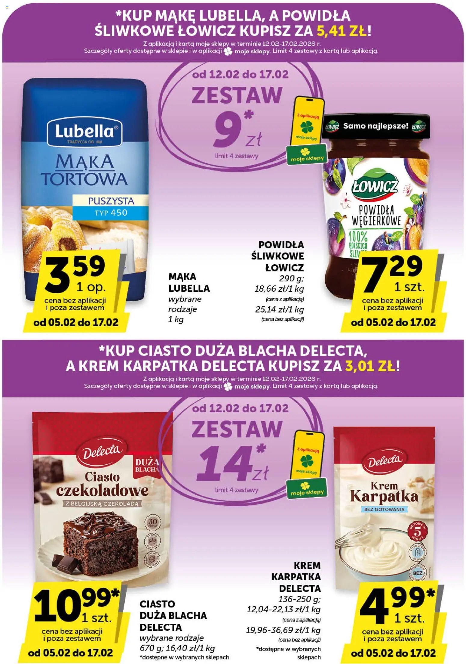 Euro Sklep Gazetka od 05.02.2026 | Strona: 22 | Produkty: Karta, Powidła śliwkowe, Ciasto, Krem