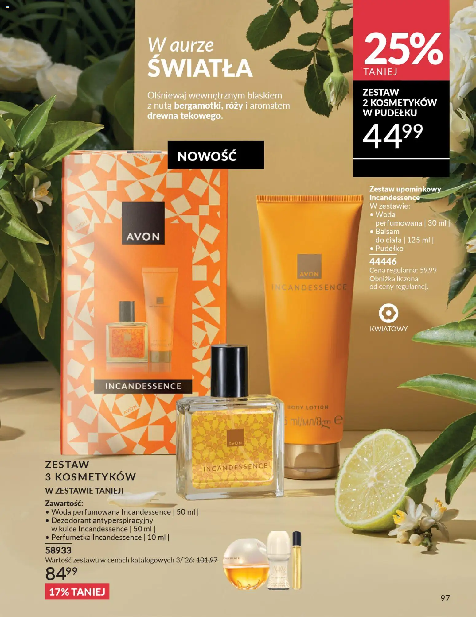 Avon Katalog 3 2026 od 01.03.2026 | Strona: 97 | Produkty: Body, Dezodorant, Lotion, Woda