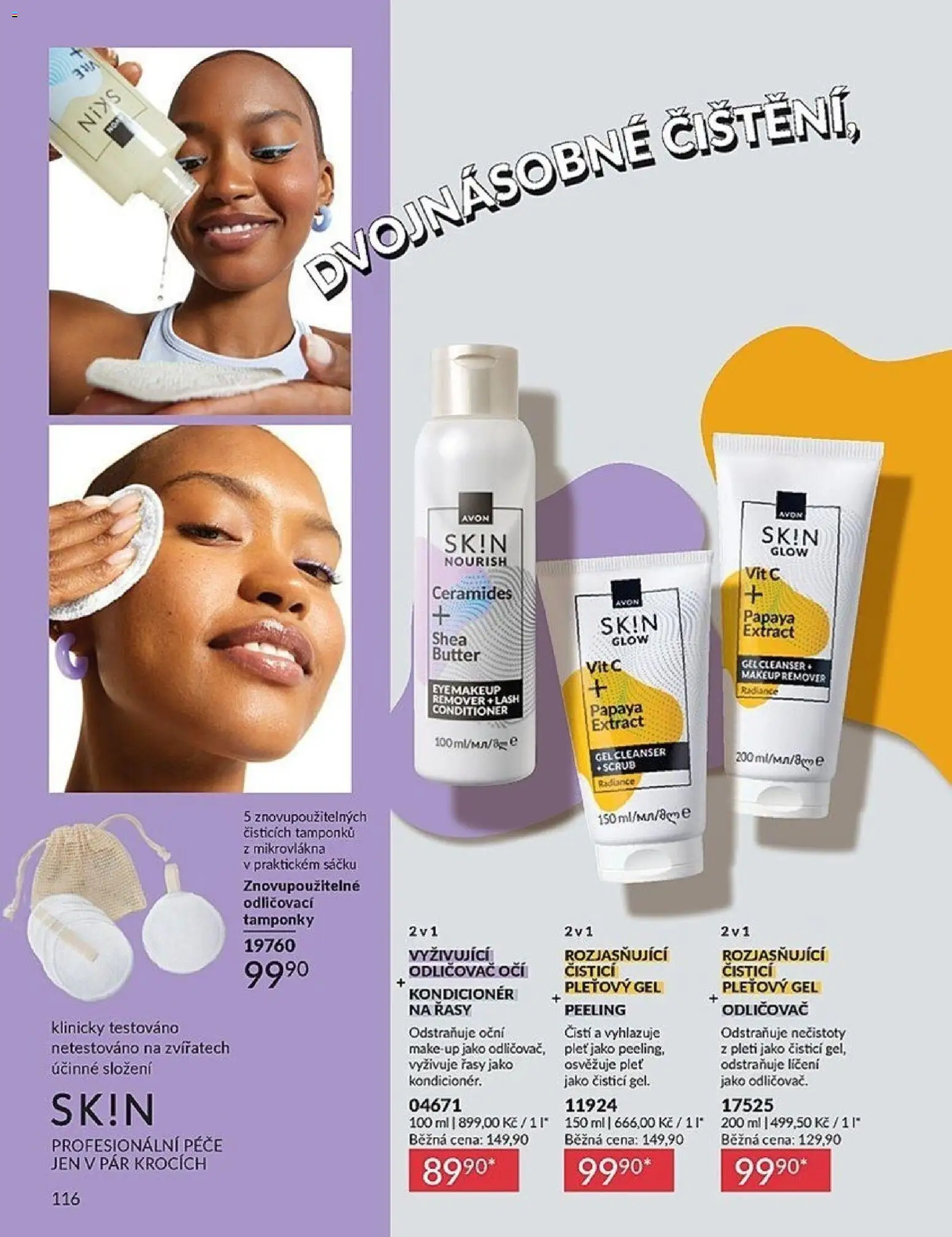 Avon katalog 3/2026 od 01.03.2026 | Strana: 116 | Produkty: Makeup, Kondicionér, Peeling, Odličovač očí