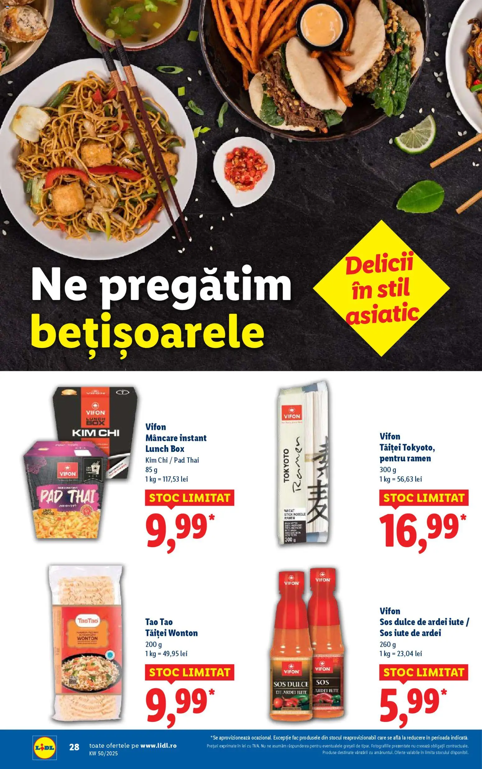 Noul catalog Lidl – valabil de la 08.12.2025 | Pagină: 28 | Produse: Ardei, Ardei iute, Sos