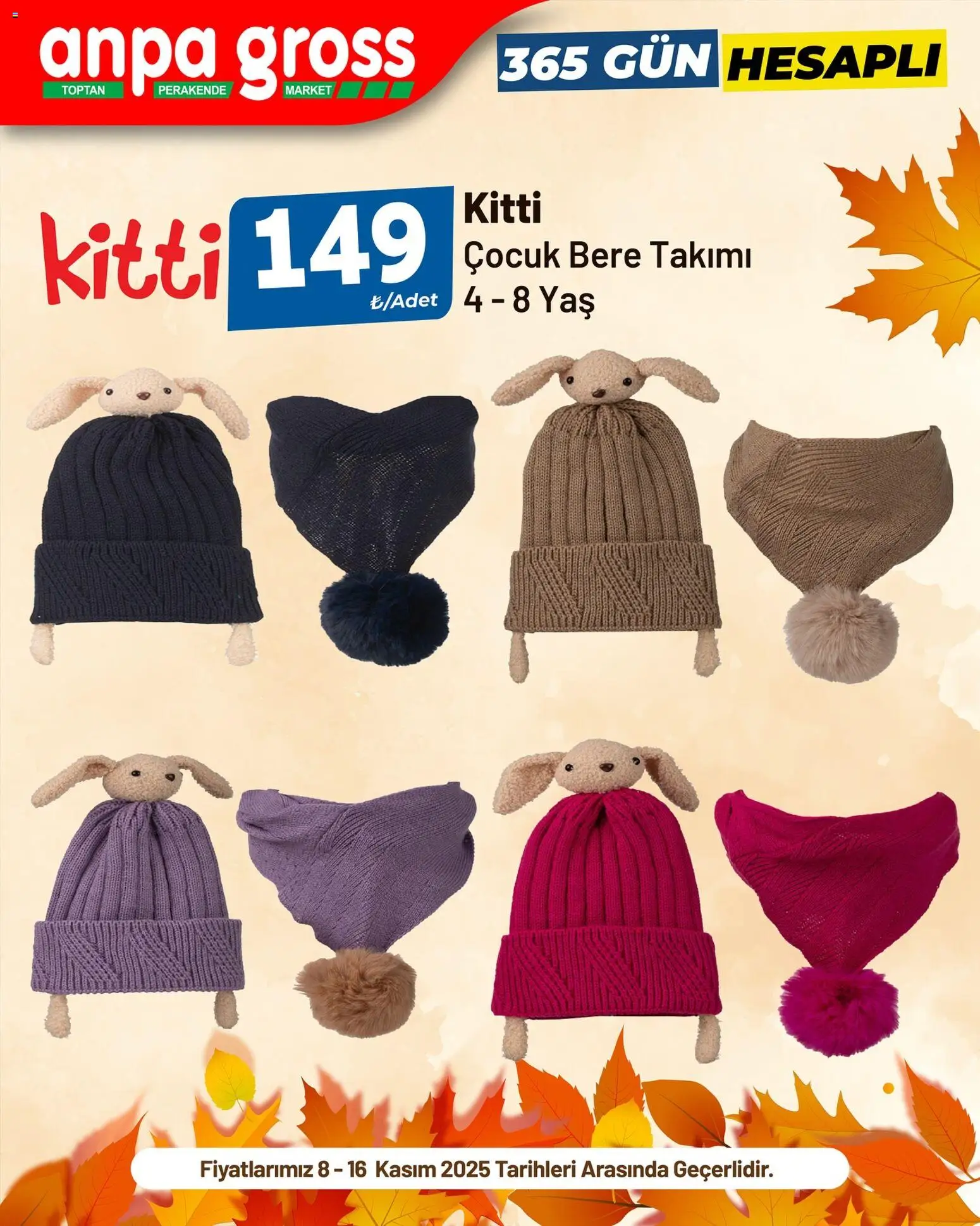Anpa Gross İndirim Kitti bere - 08.11.2025 tarihinden itibaren geçerlidir | Sayfa: 6