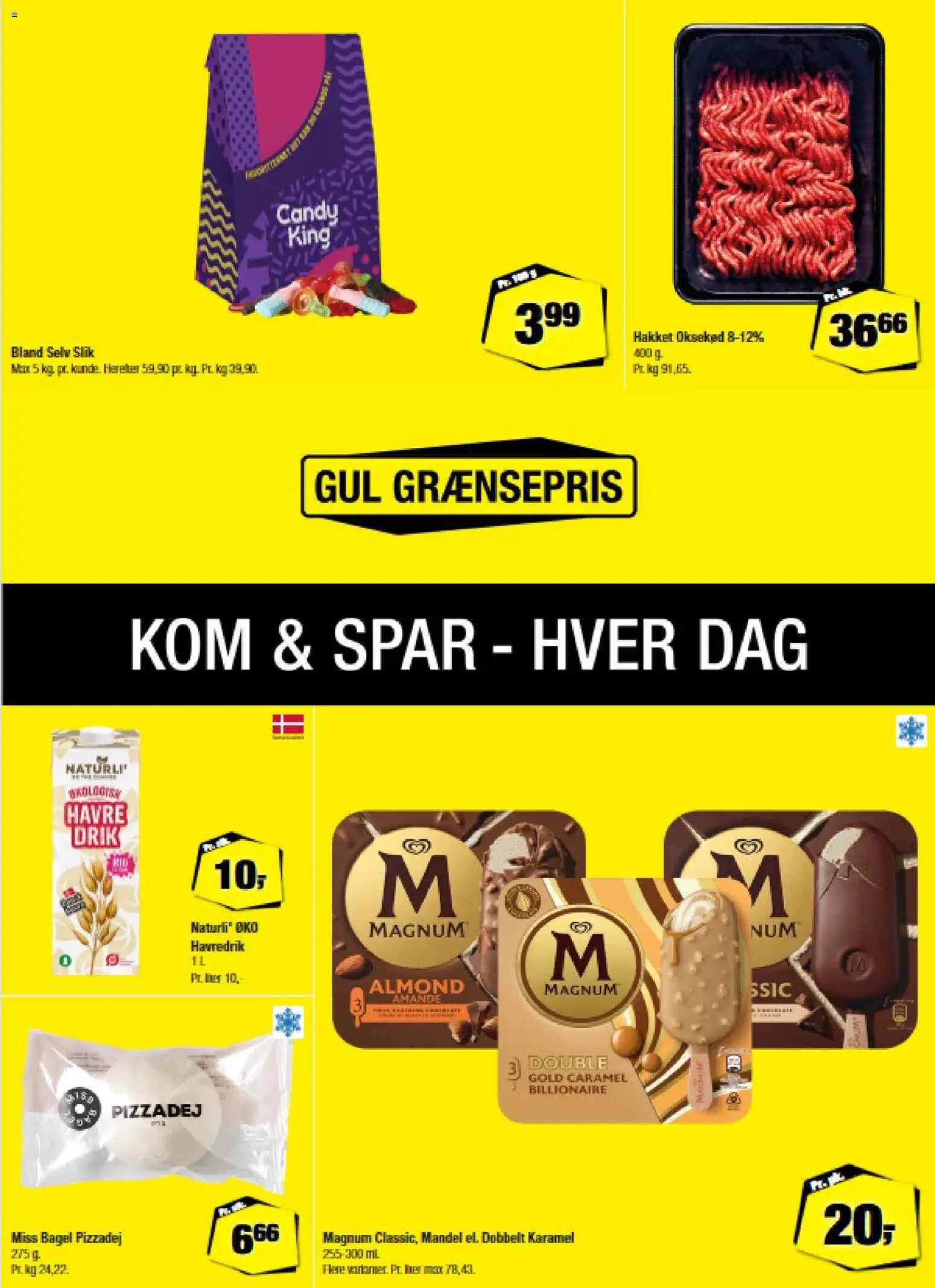 Calle tilbudsavis – gyldig fra 18.03.2026 | Side: 2 | Produkter: Havredrik, Slik, Oksekød, Pizzadej