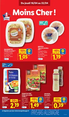 LIDL - Prévisualisation de TOQUE DU CHEF Gésiers de volaille confits, Le produit de 300 g valide à partir de 16.04.2026 | Page: 9