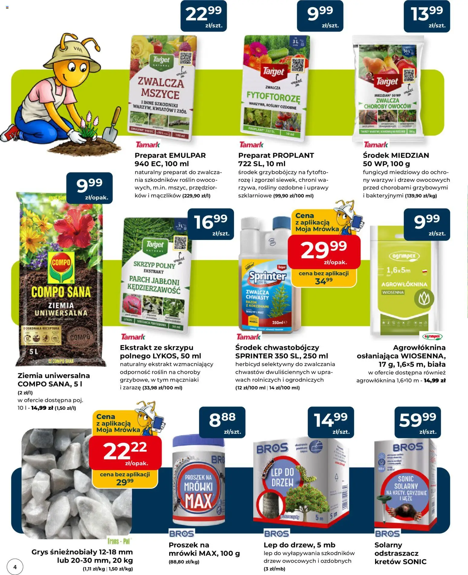 Mrówka gazetka - Malbork od 09.04.2026 | Strona: 4 | Produkty: Ziemia uniwersalna, Ziemia, Rosliny