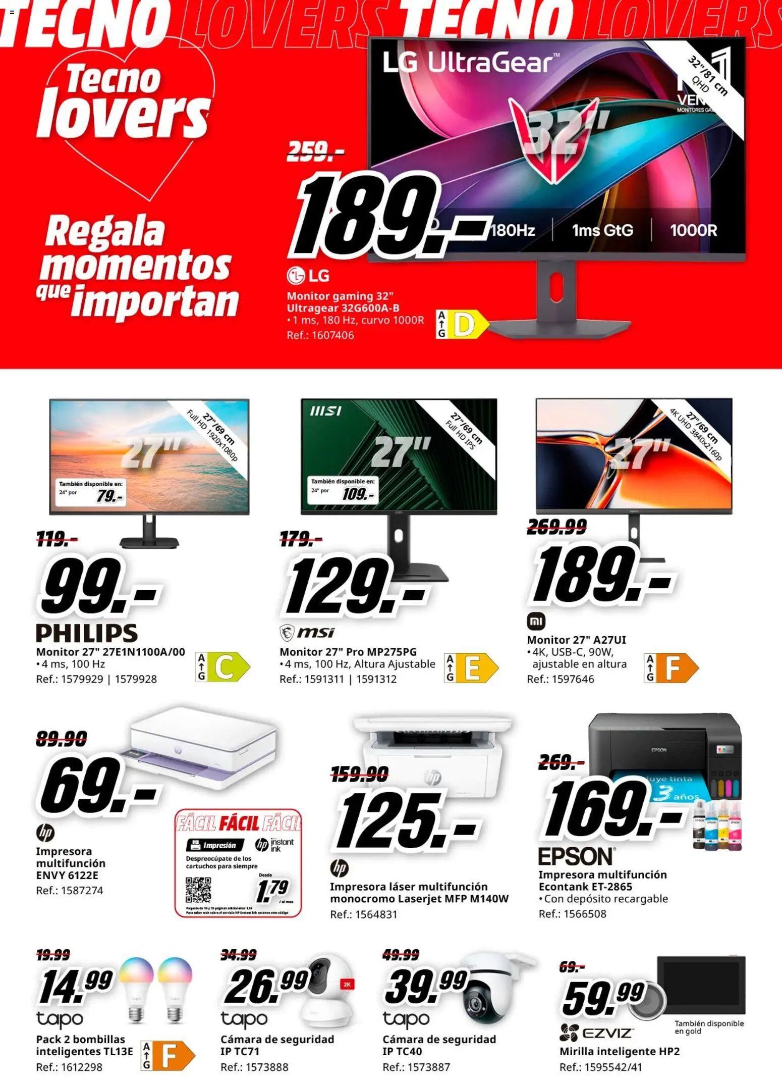 Media Markt folleto │ válido desde el 02.02.2026 | Página: 18 | Productos: Monitor, Impresora, Cámara