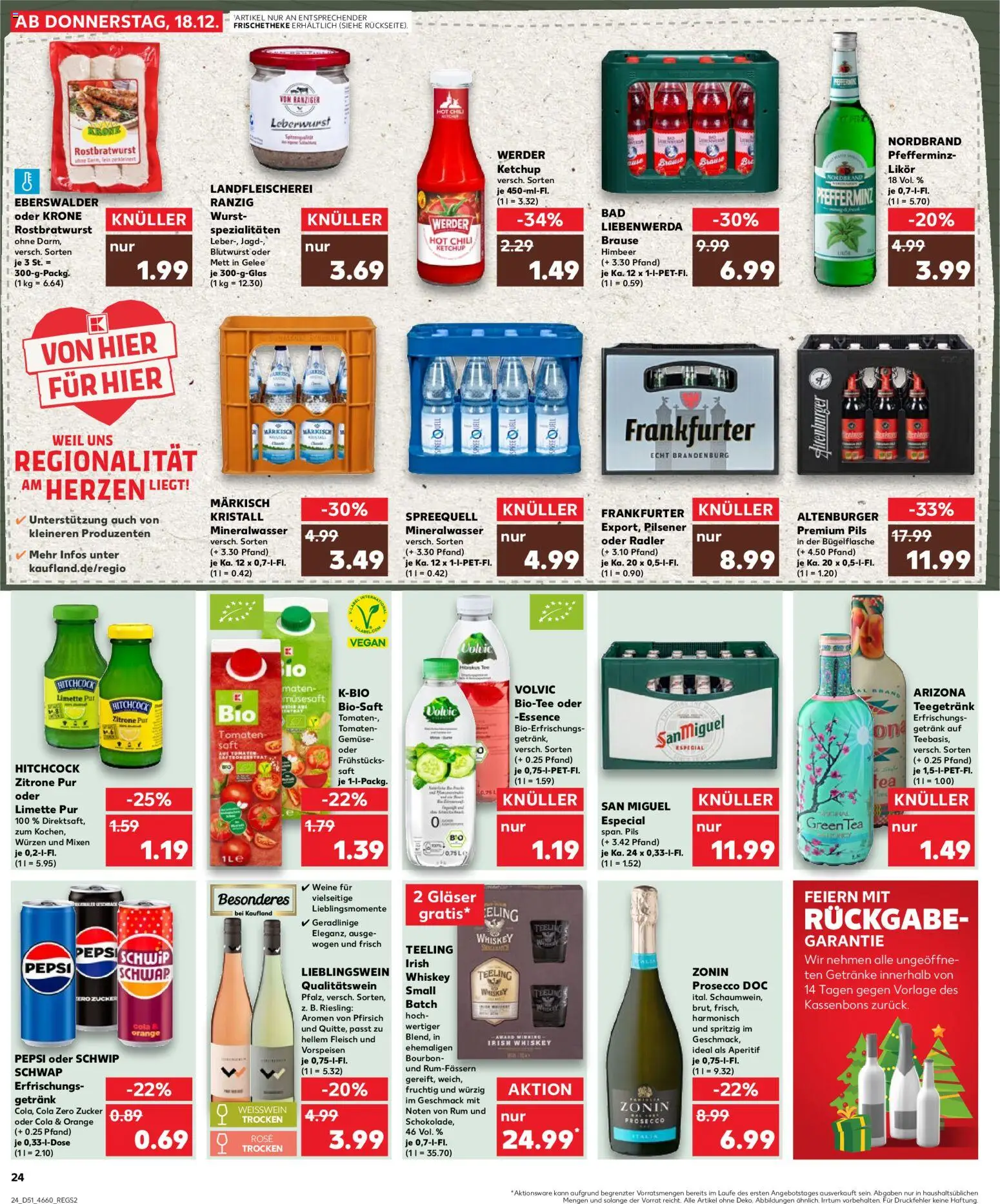 Kaufland prospekt Frankfurt (Oder)	 – gültig ab 21.12.2025 | Seite: 24 | Produkte: Tomaten, Zitrone, Limette, Bourbon