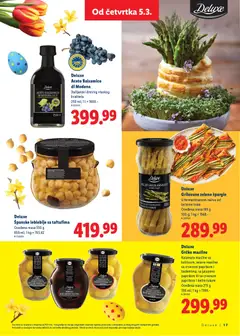Deluxe Španske leblebije sa taftufima, Oceđena masa 550 g, 850 ml - pregled Lidl kataloga - važi od 05.03.2026 | Strana: 17 | Proizvode: Masline, Leblebije