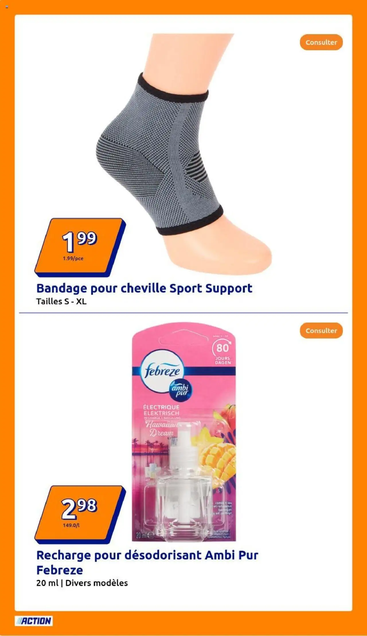  | Page: 20 | Produits: Bandage, Désodorisant
