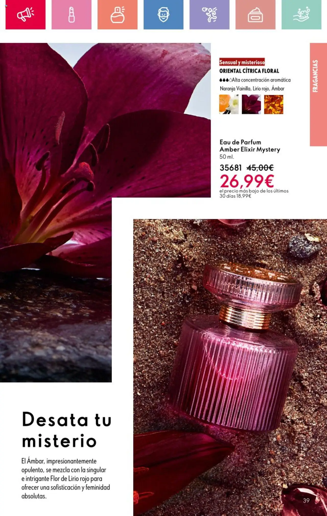 Oriflame - Catálogo Campaña 12 │ válido desde el 24.08.2025 | Página: 39 | Productos: Eau de parfum