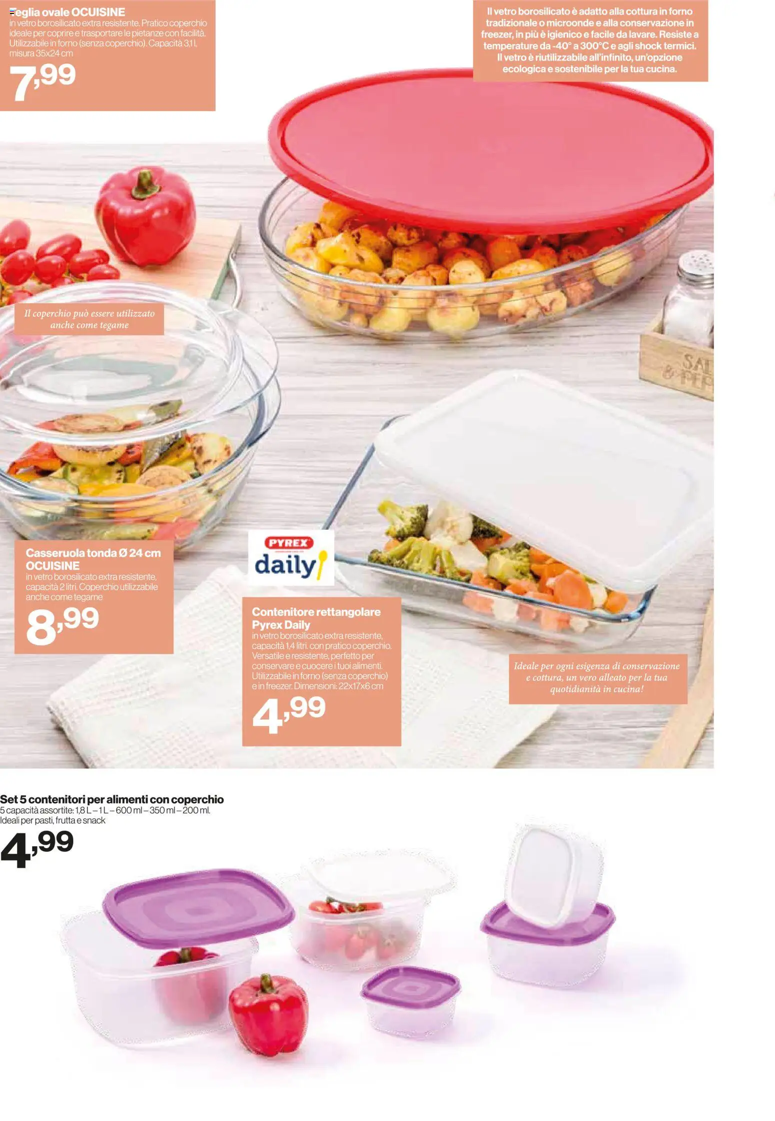 Volantino IN's del 25.02.2026 | Pagina: 18 | Prodotti: Microonde, Frutta, Contenitore, Casseruola